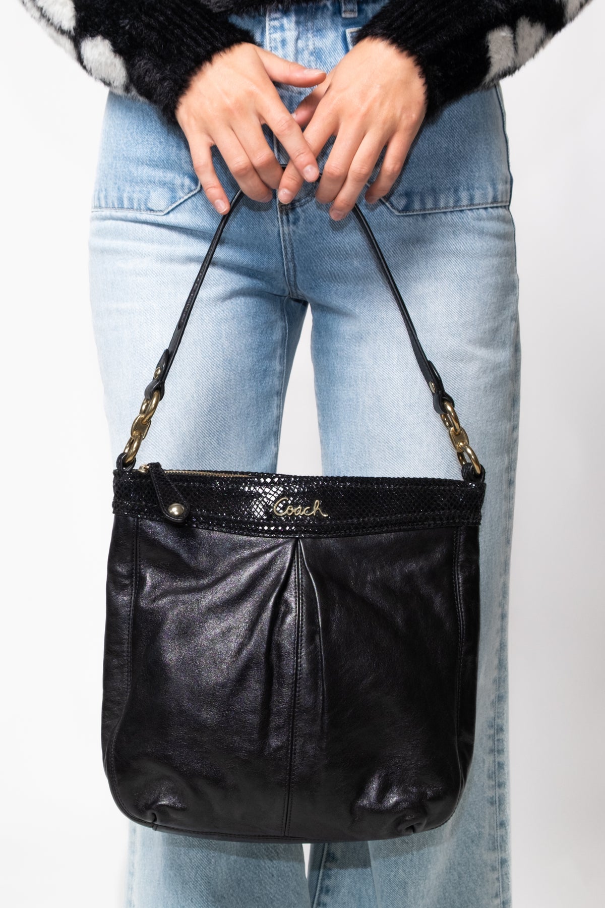 Golddust Vintage Coach Y2K Ashley Slouchy Shoulder Bag