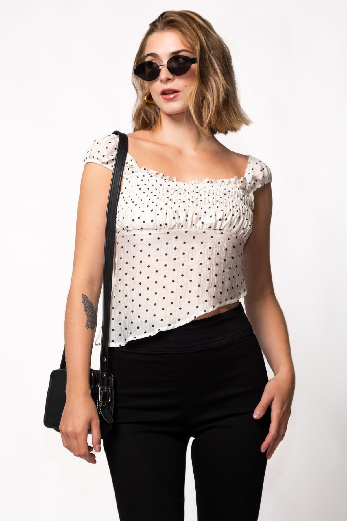 Sideline Polka Dot Top