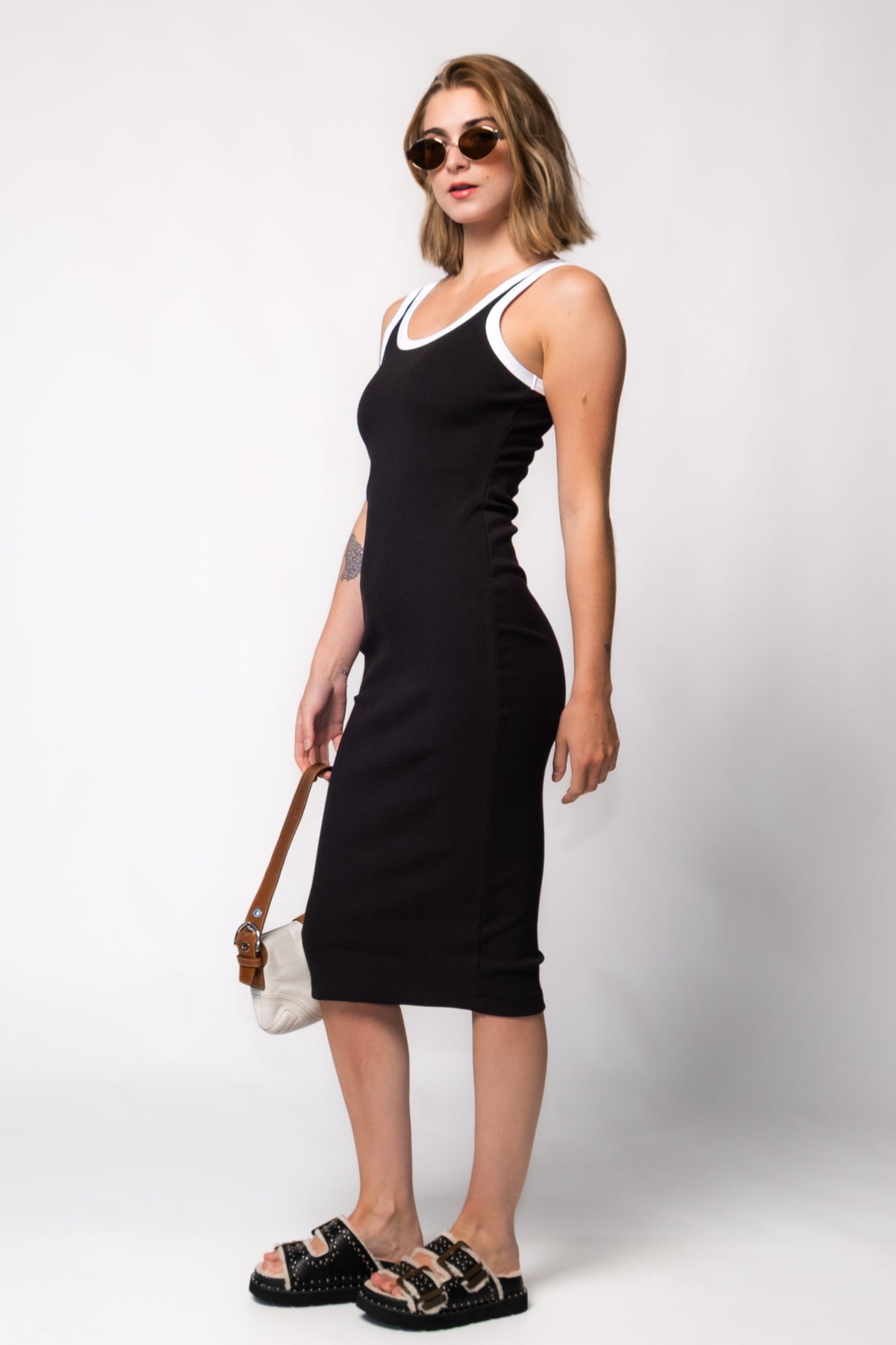 Steve Madden Azalea Ribbed Tank Dress