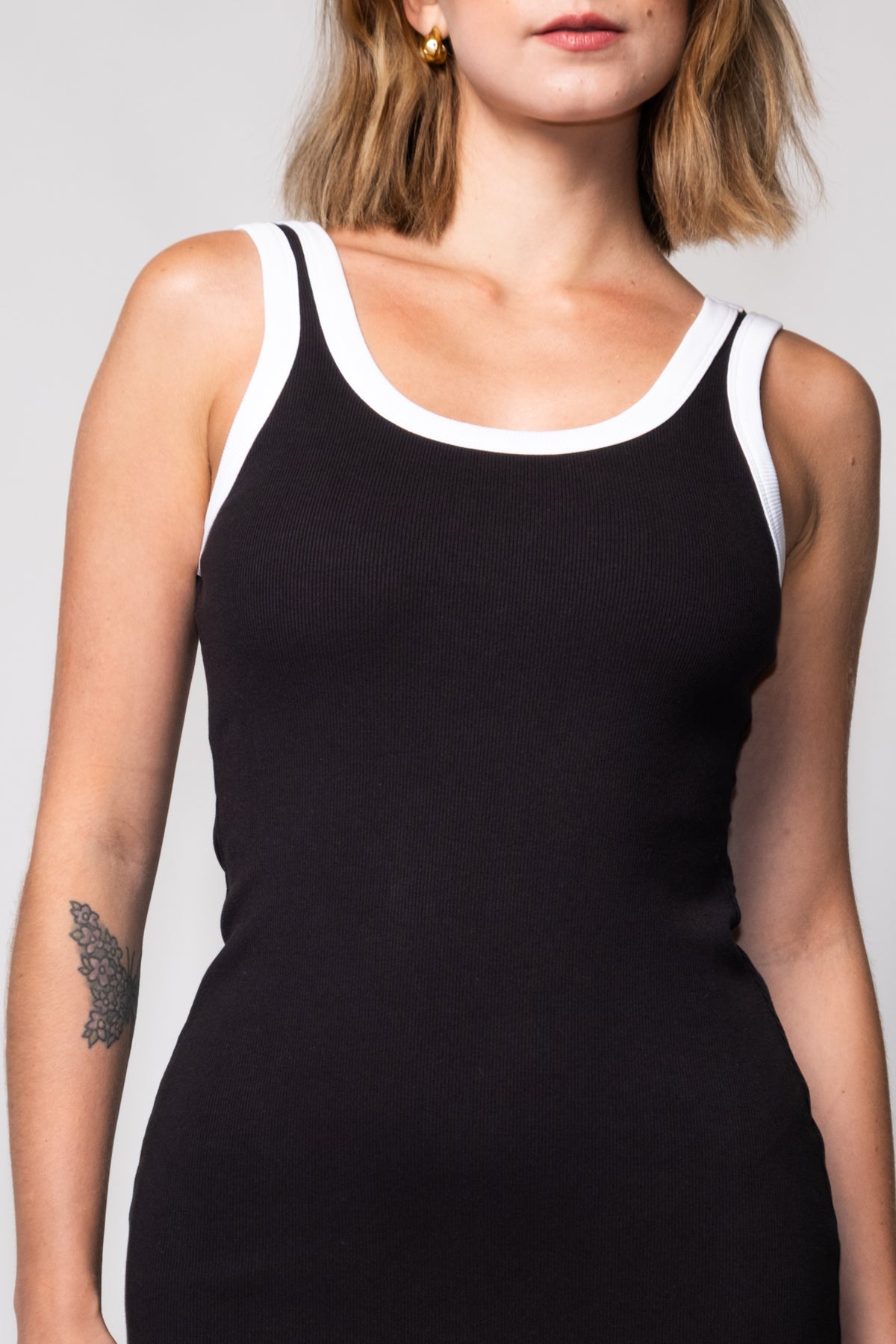 Steve Madden Azalea Ribbed Tank Dress