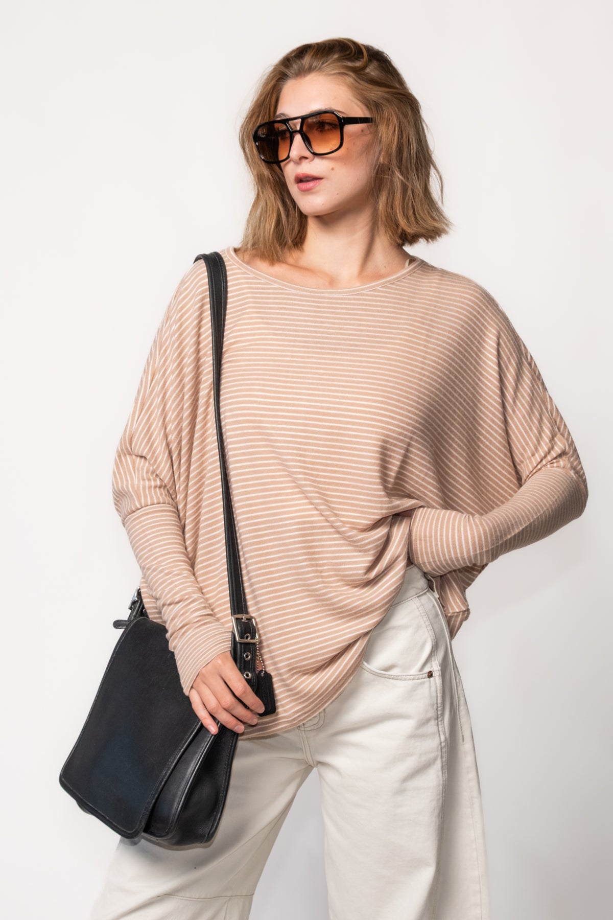 Studio Striped Long Sleeve Tee