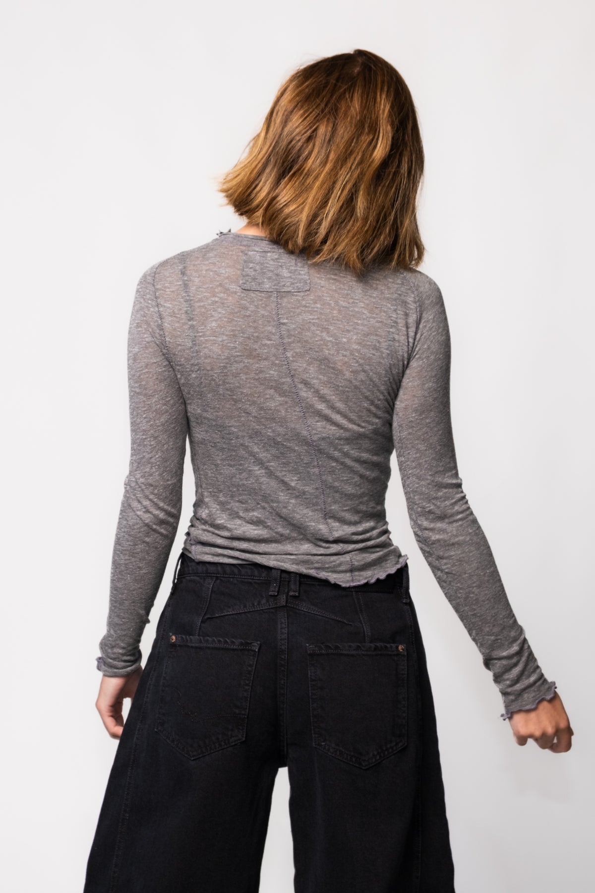 Free People Be My Baby Long Sleeve Layering Top