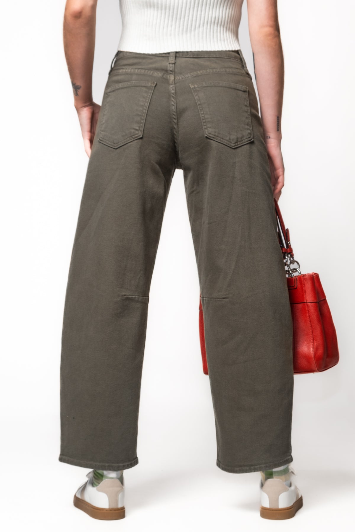 Just Black Utility Pocket Barrel Leg Jeans