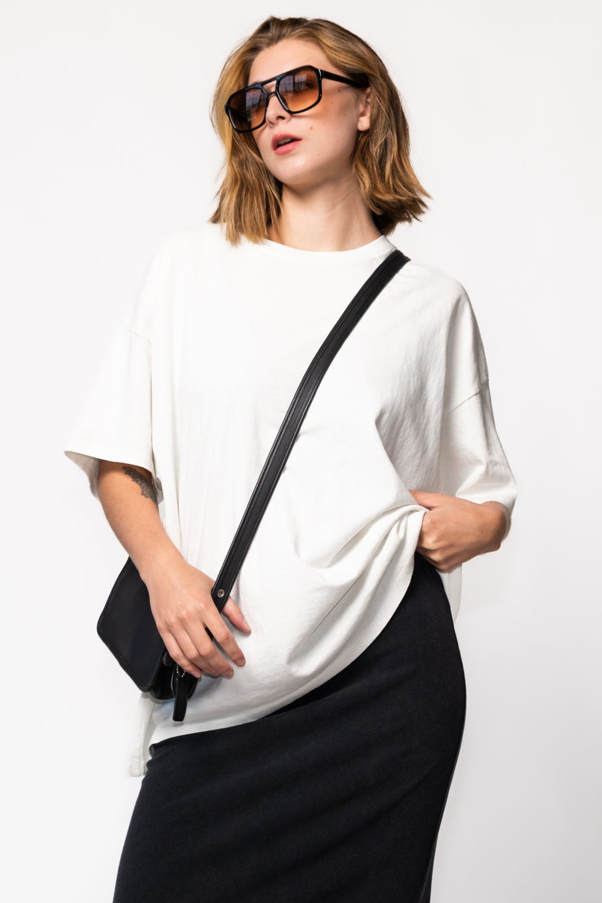 Everyday Oversize Crewneck Cotton Tee