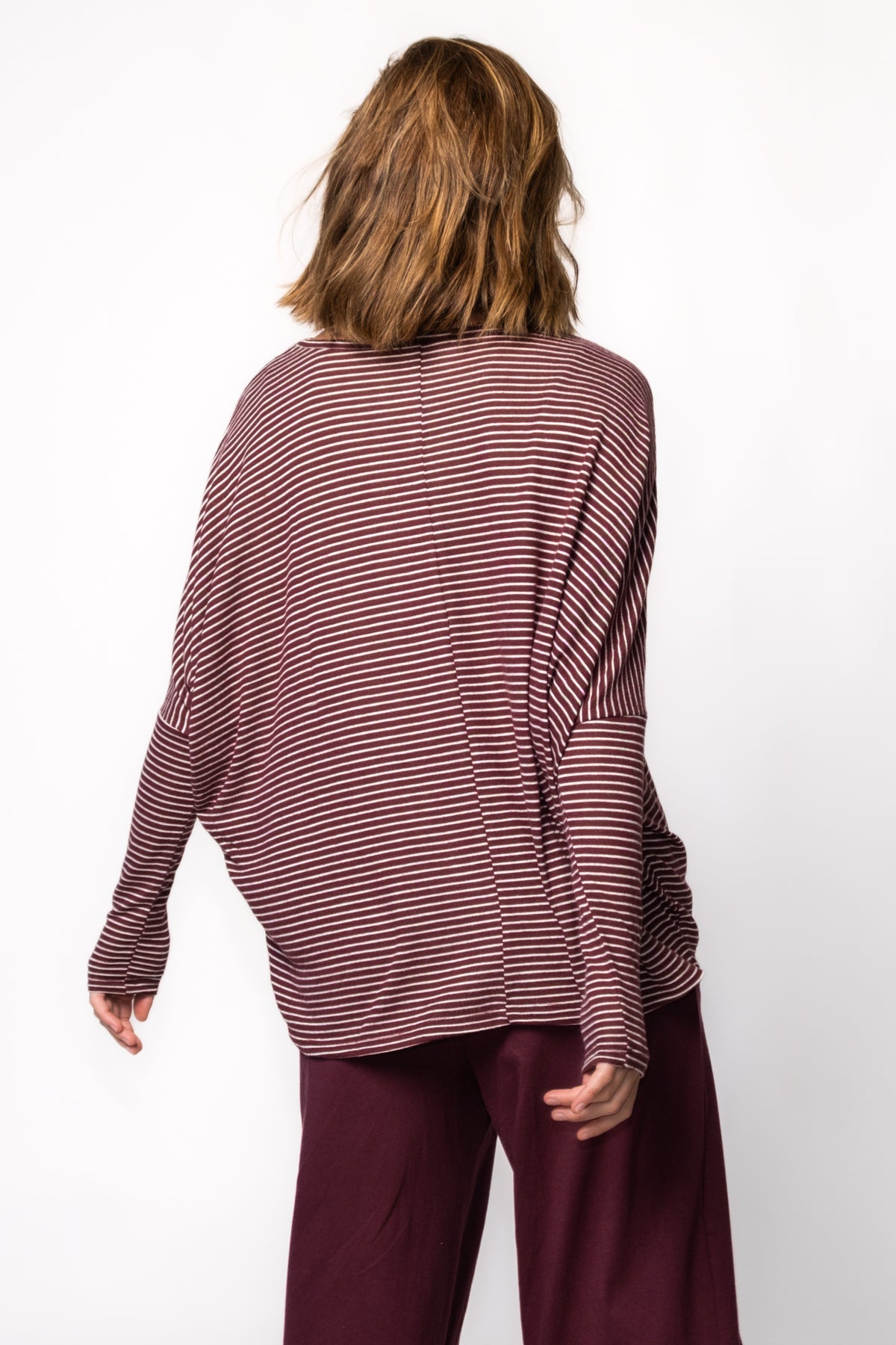 Studio Striped Long Sleeve Tee