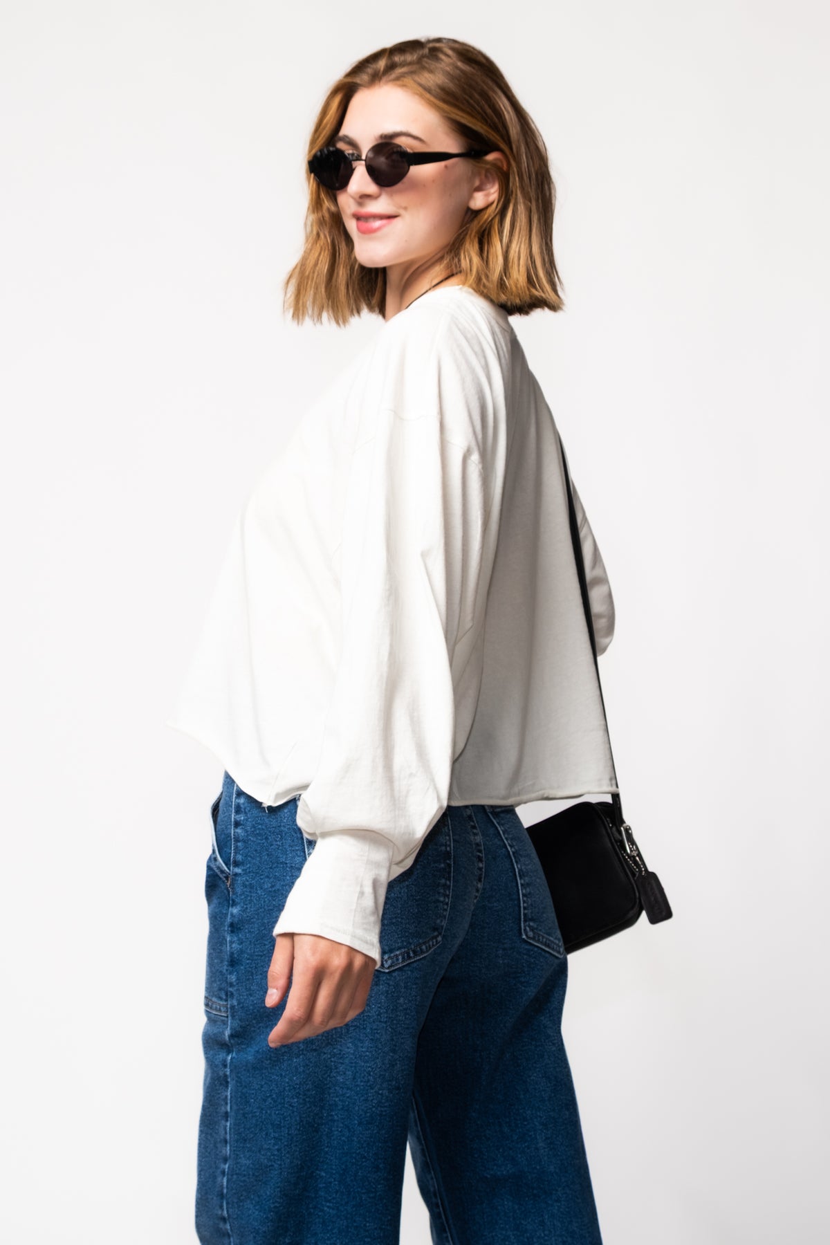 Frame Long Sleeve Cotton Tee