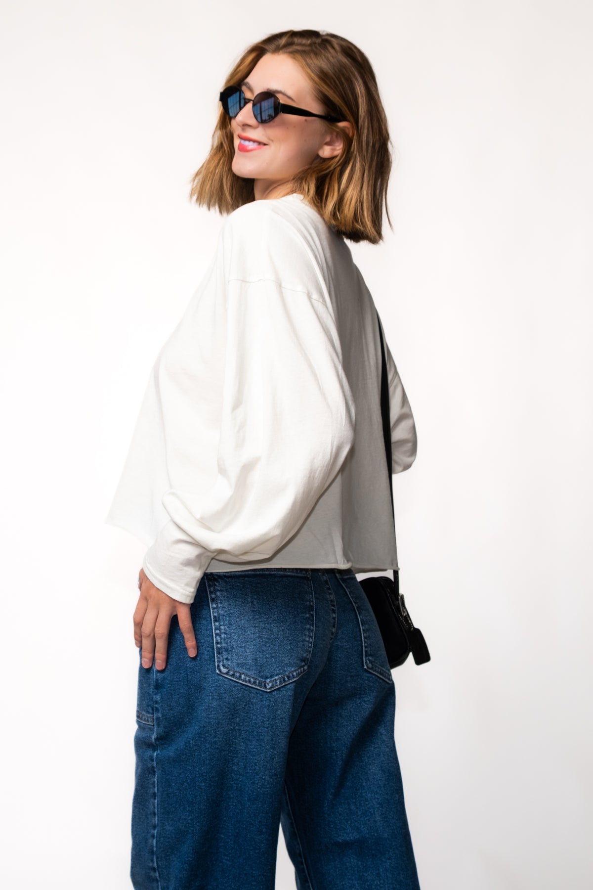 Frame Long Sleeve Cotton Tee
