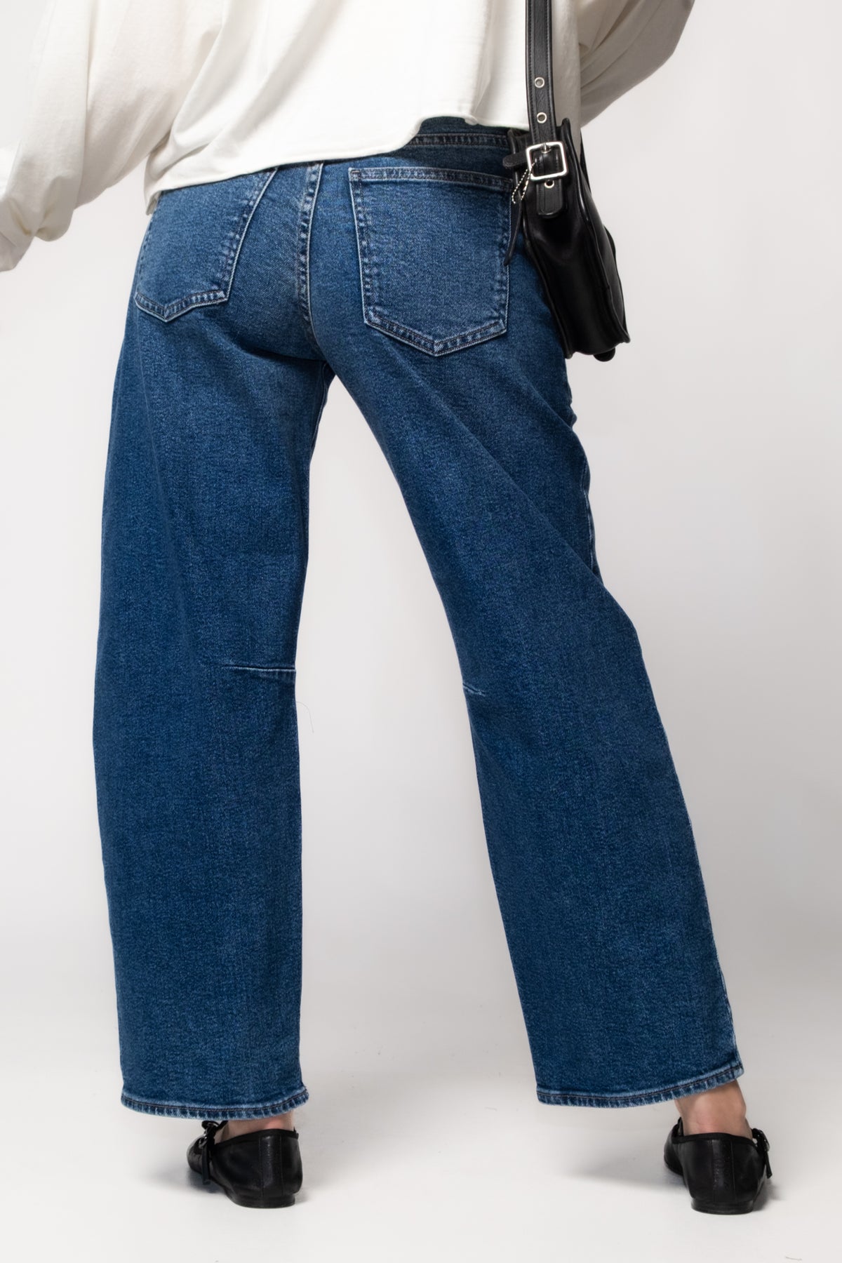 Just Black Utility Pocket Barrel Leg Jeans