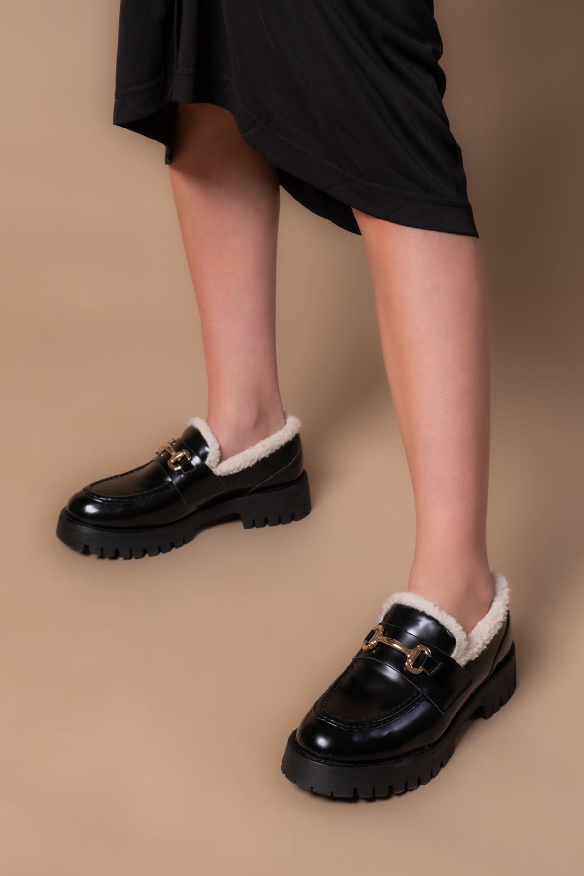 Steve Madden Lando Fur-Lined Loafers