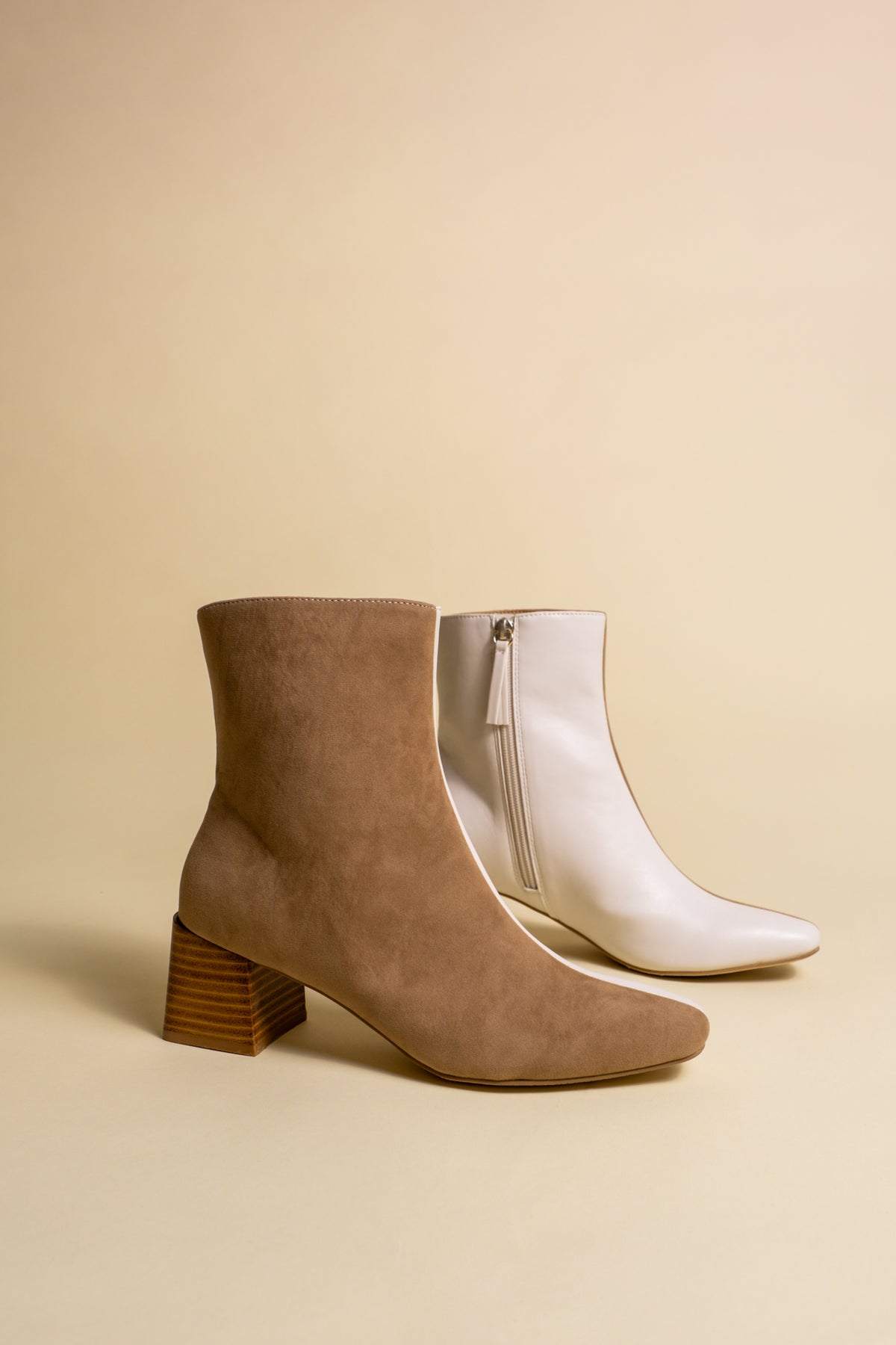 Split Up Ankle Boots