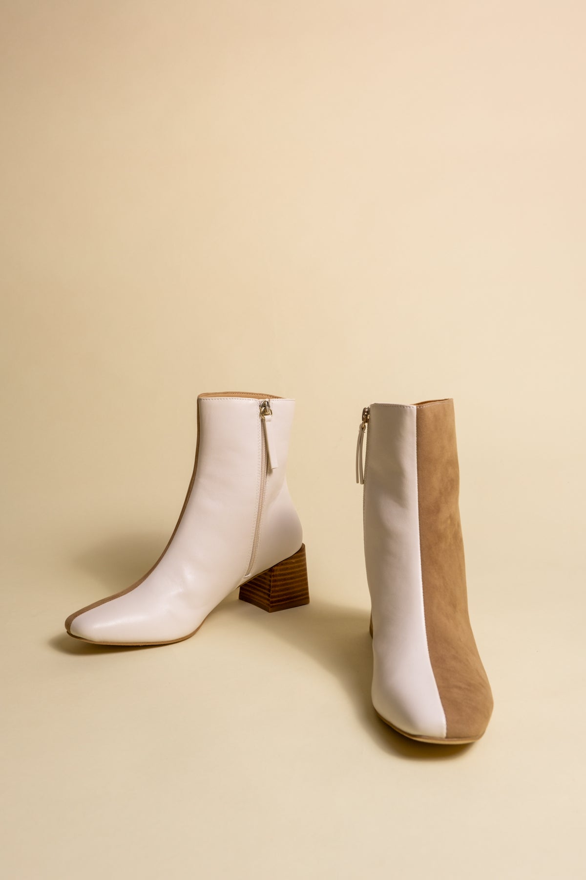 Split Up Ankle Boots