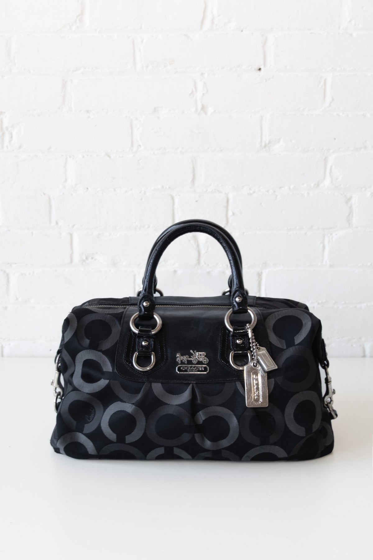 Golddust Vintage Coach Y2K Op Art Sabrina Duffle