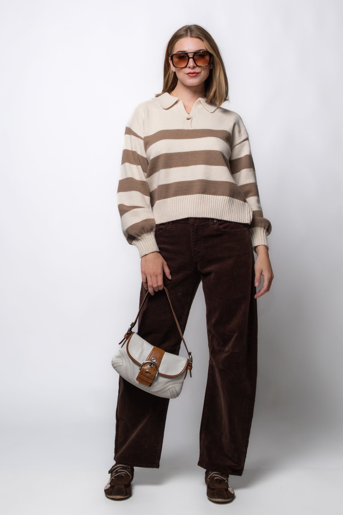 Sideline Striped Rugby Sweater
