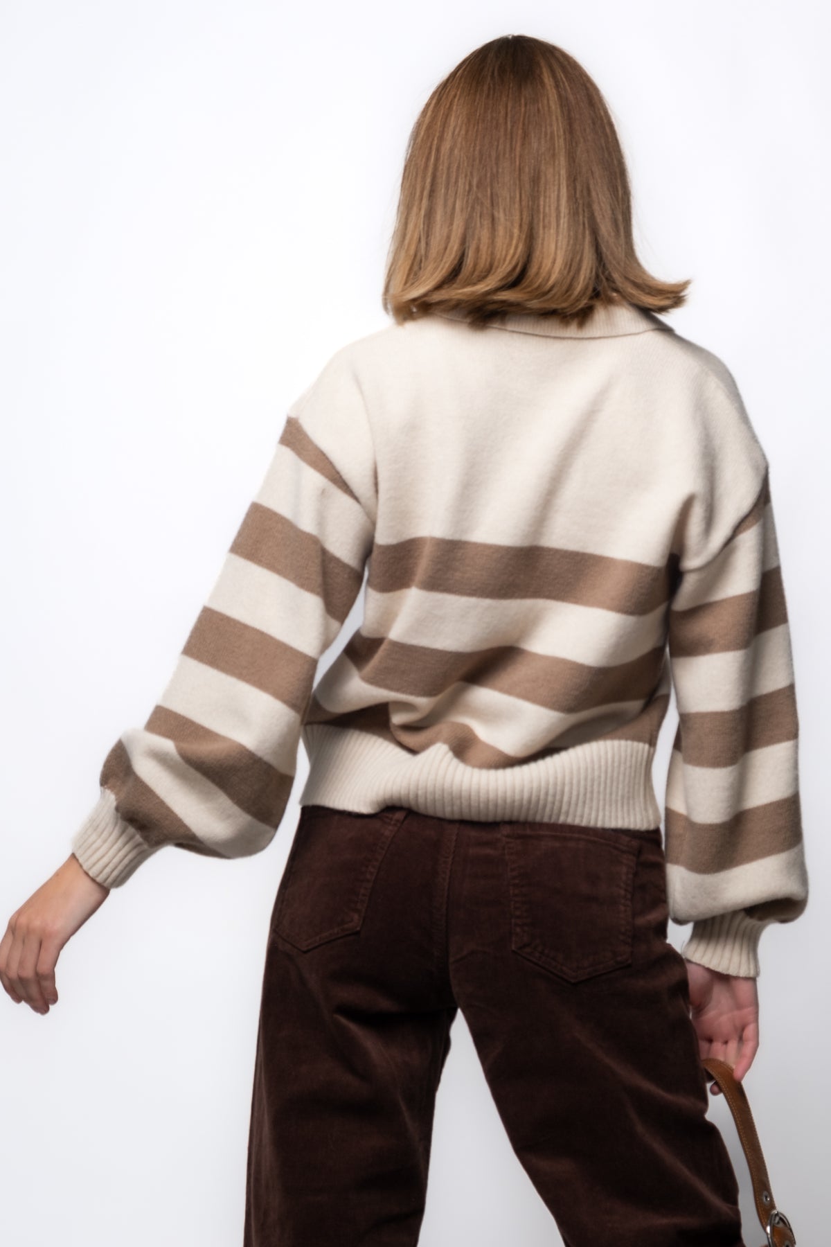 Sideline Striped Rugby Sweater