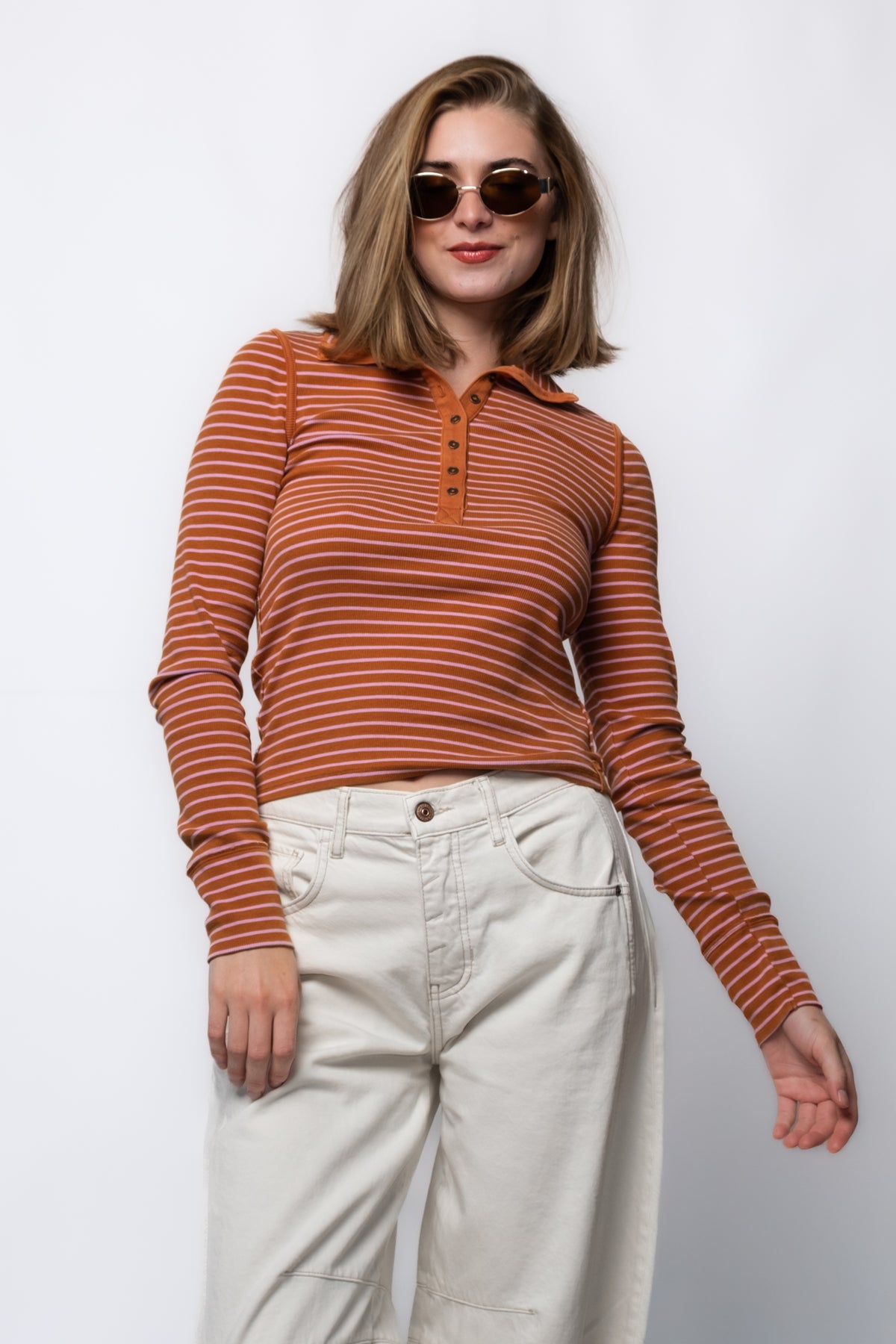 Free People Lake Striped Henley