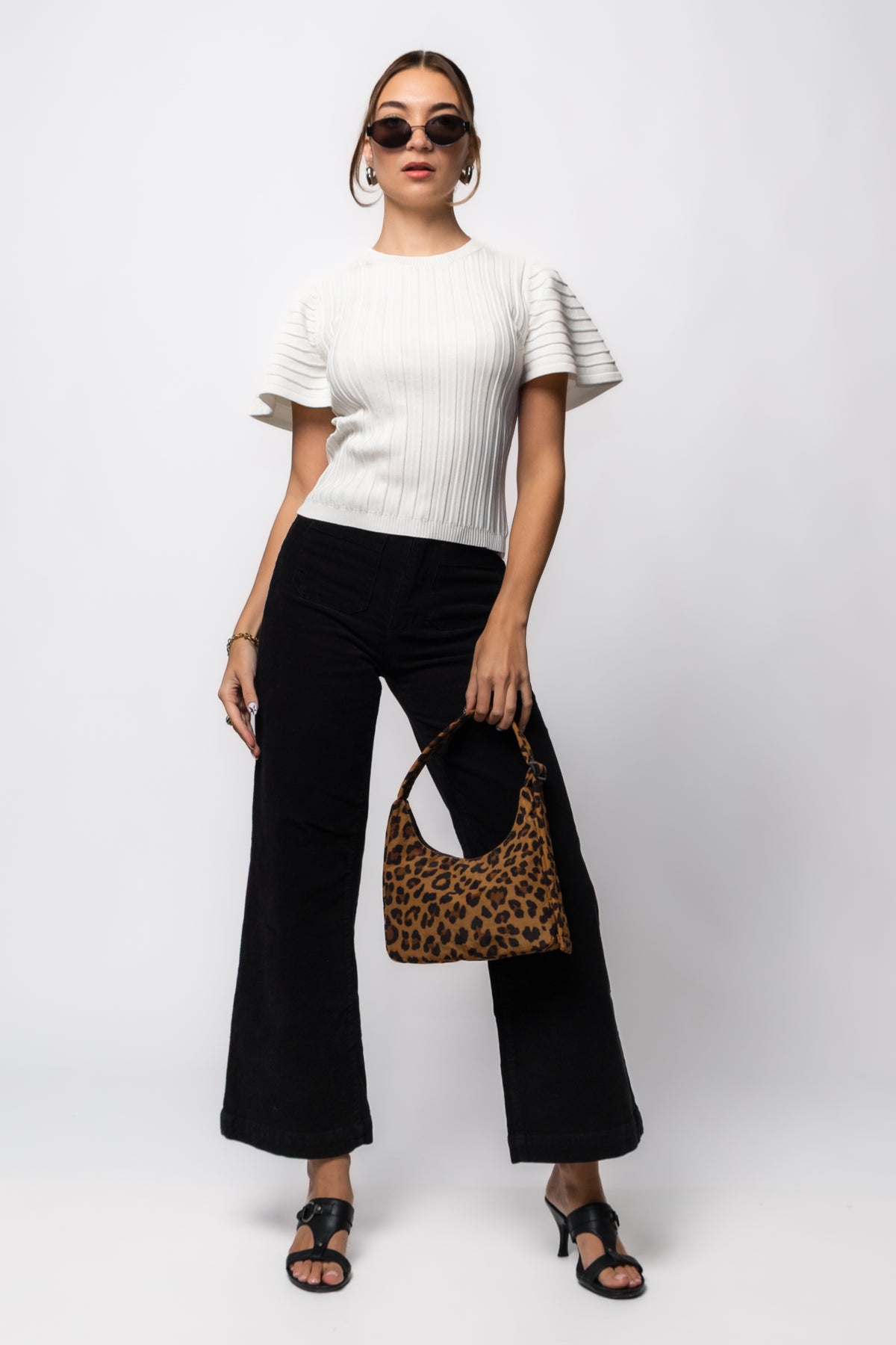 Steve Madden Allie Ribbed Knit Top