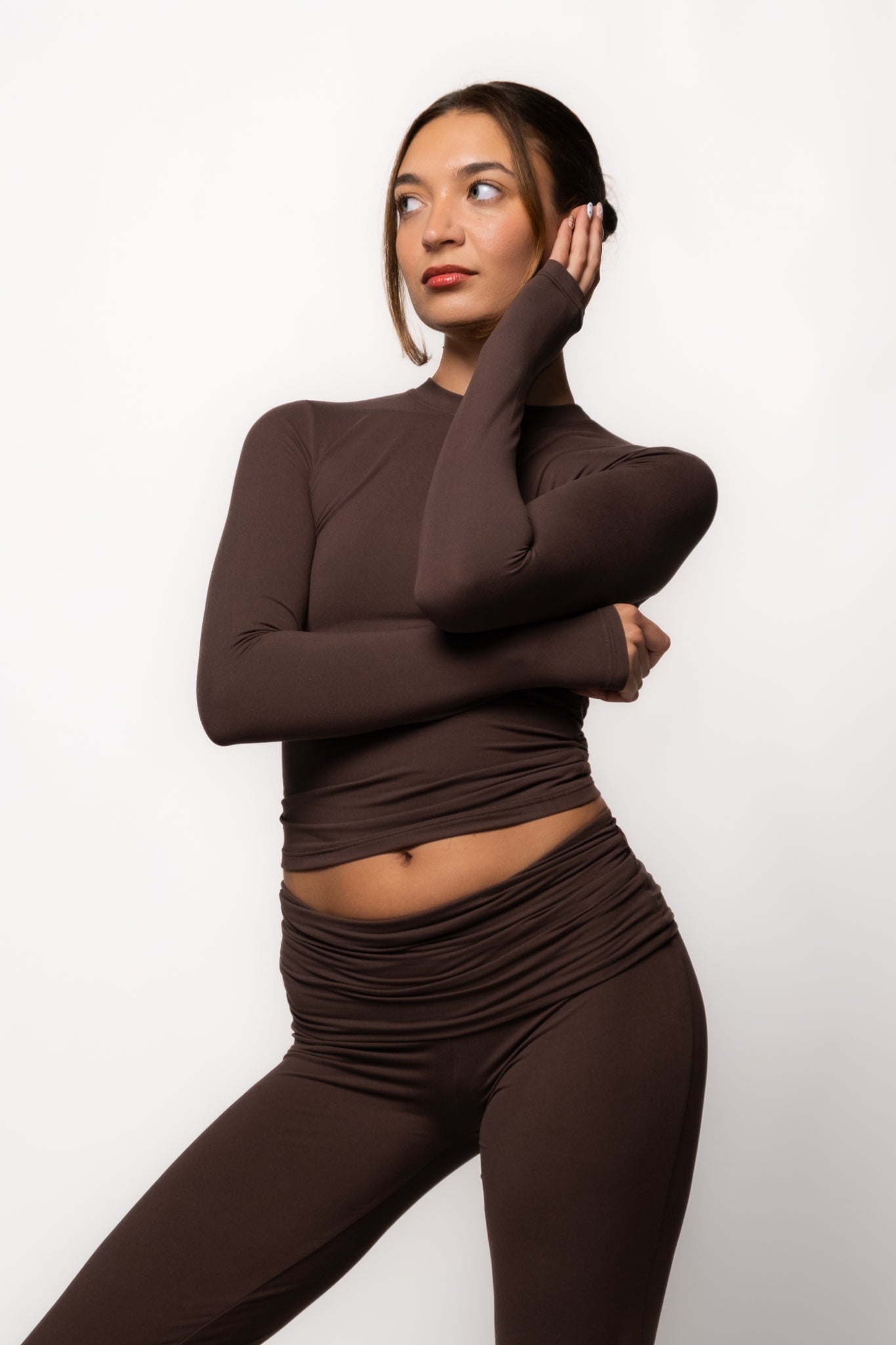 Barely There Long Sleeve Top – Calico