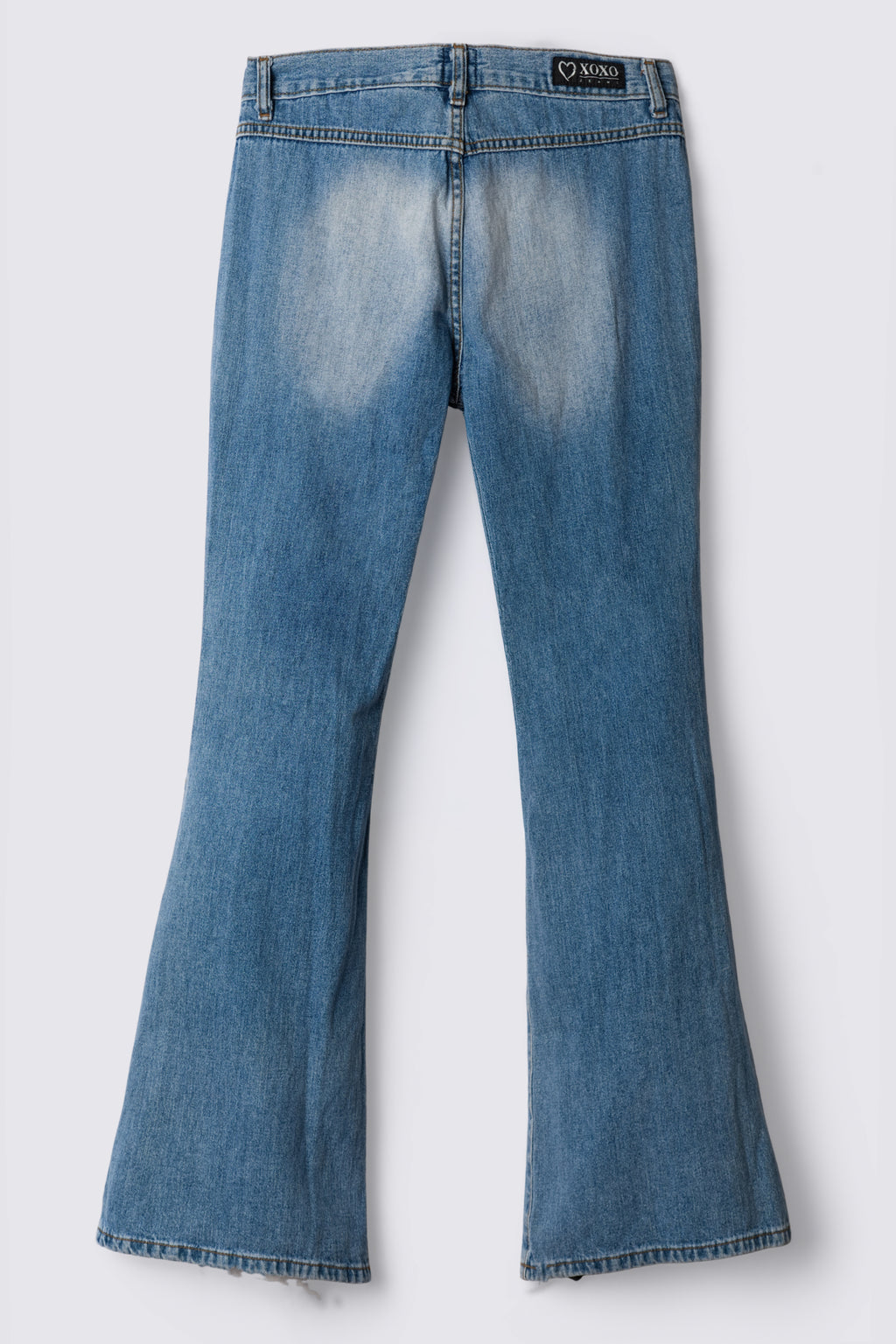 Y2K XOXO Lowrise Laceup Flares