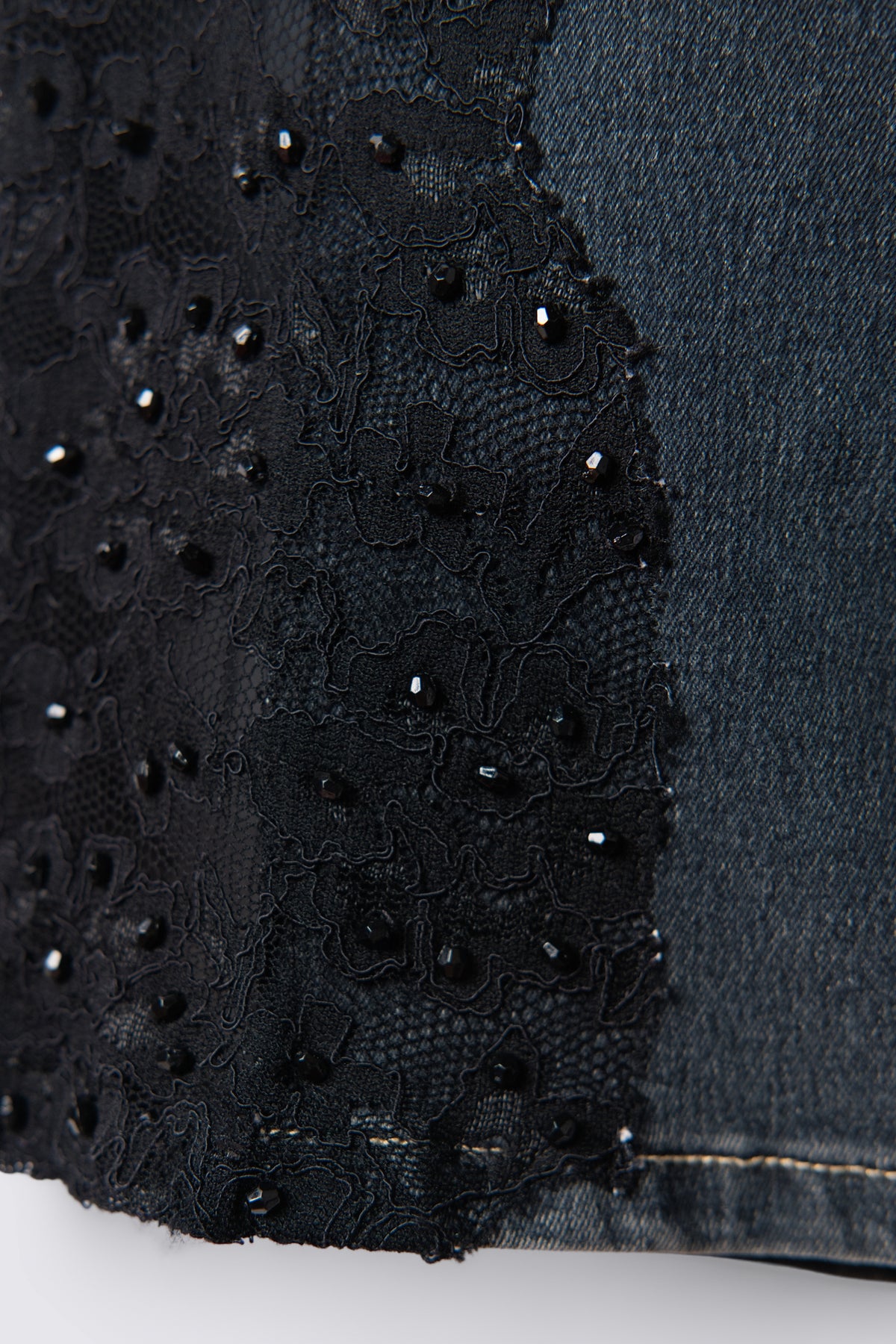Y2K Cache Lowrise Lace Cutout Bootcut Jeans