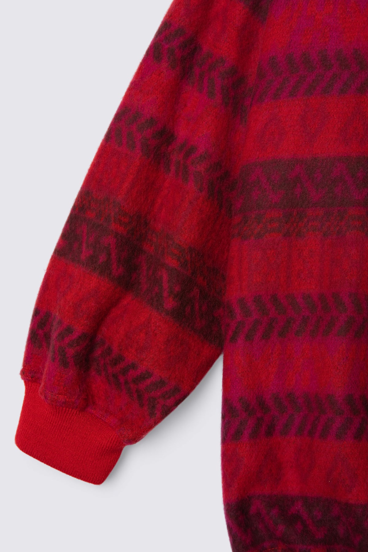 Early 90s Express French Country Oversize Fleece Hoodie