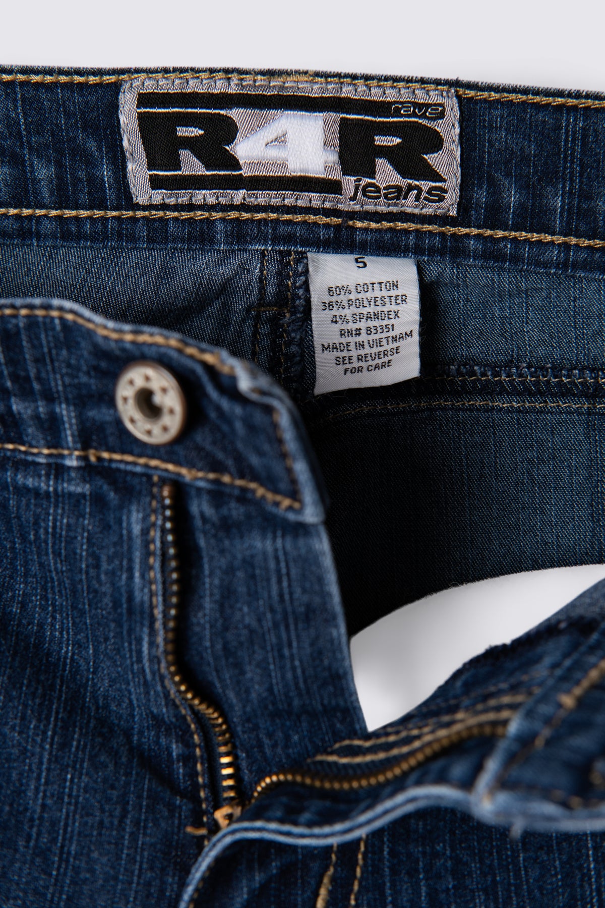 Y2K R4R Lowrise Crochet Trim Flares