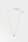 Dainty Hammered Pendant