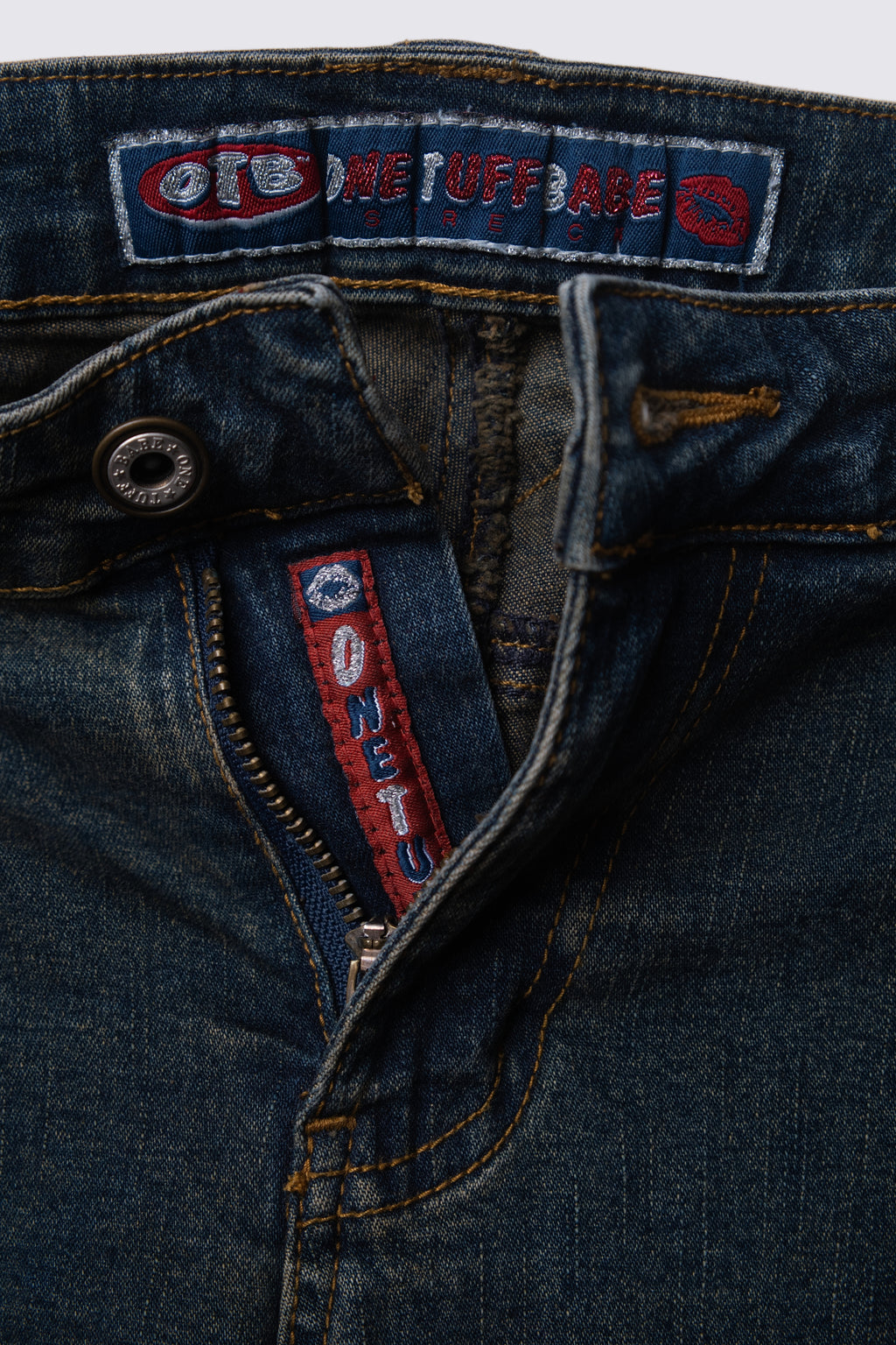 Y2K One Tuff Babe Split Bootcut Lowrise Jeans