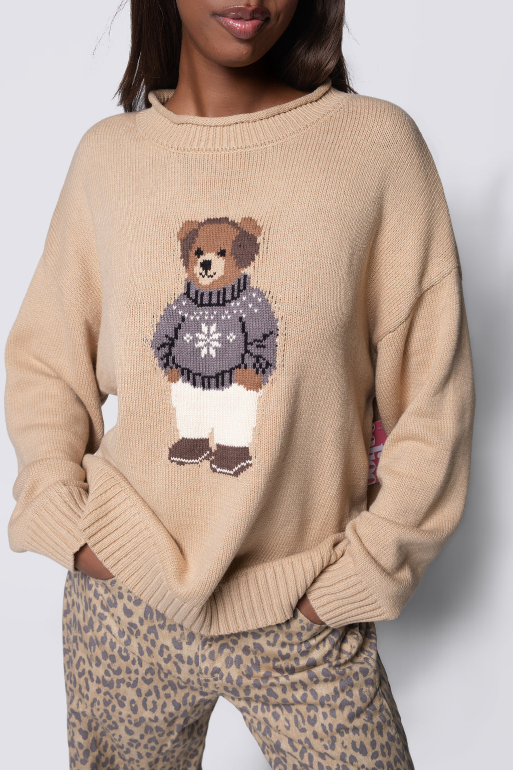 Winter Break Teddy Knit Pullover