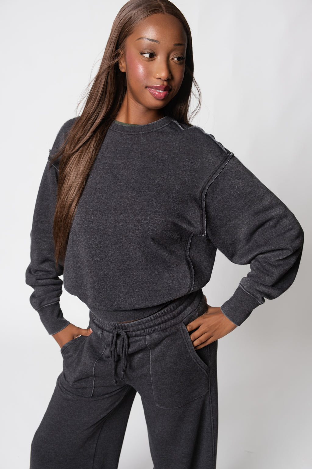 Low Key Raglan Crewneck