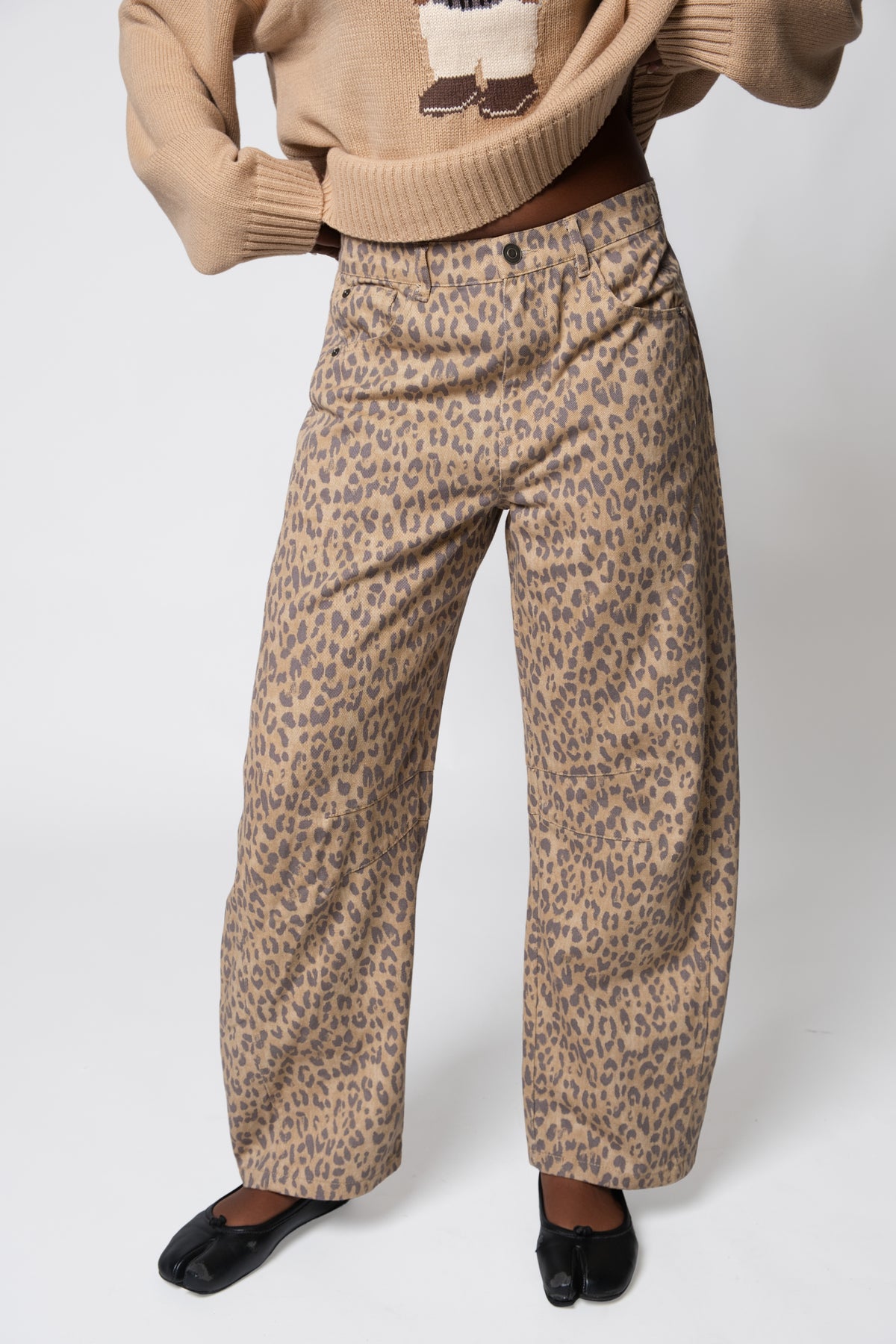 Cat Call Baby Barrel Jeans