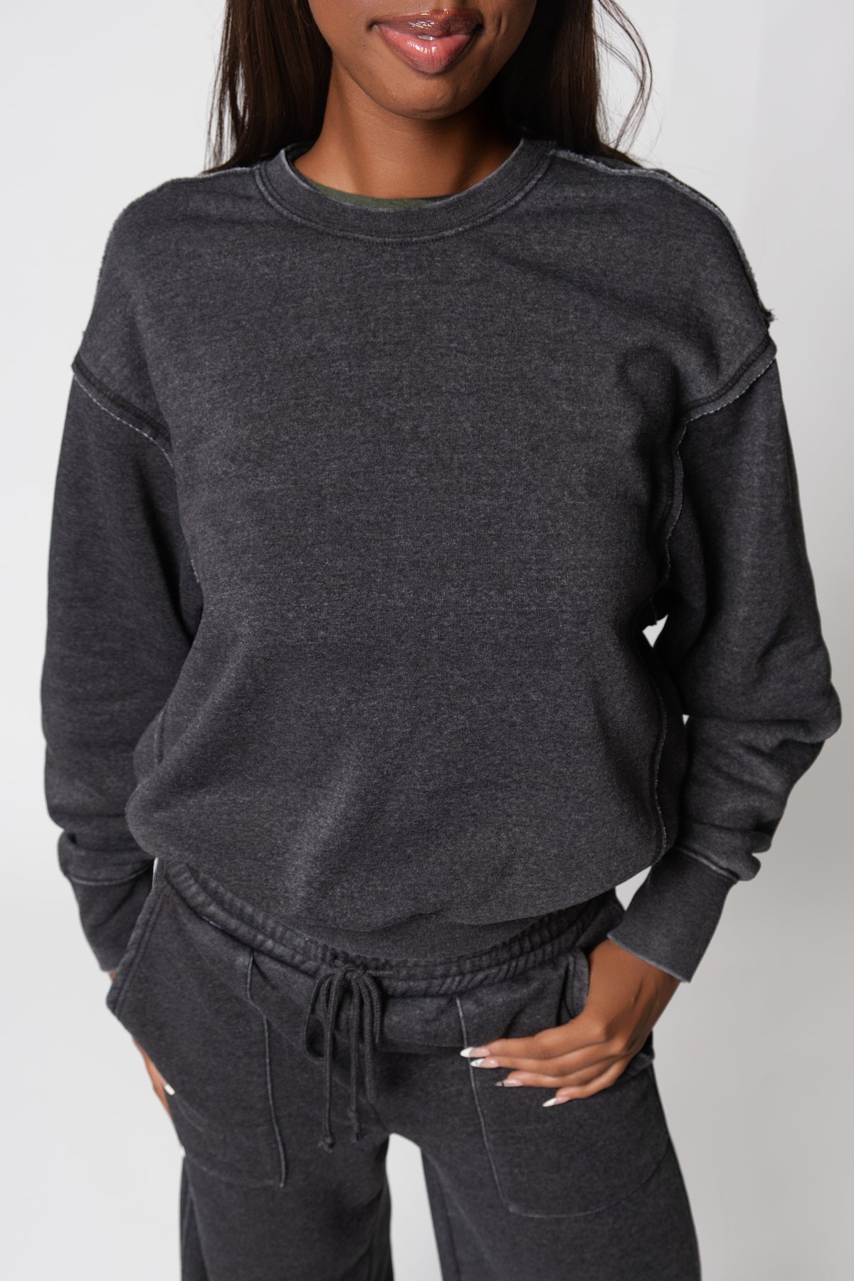 Low Key Raglan Crewneck