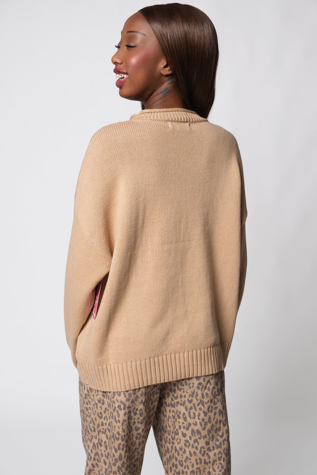 Winter Break Teddy Knit Pullover
