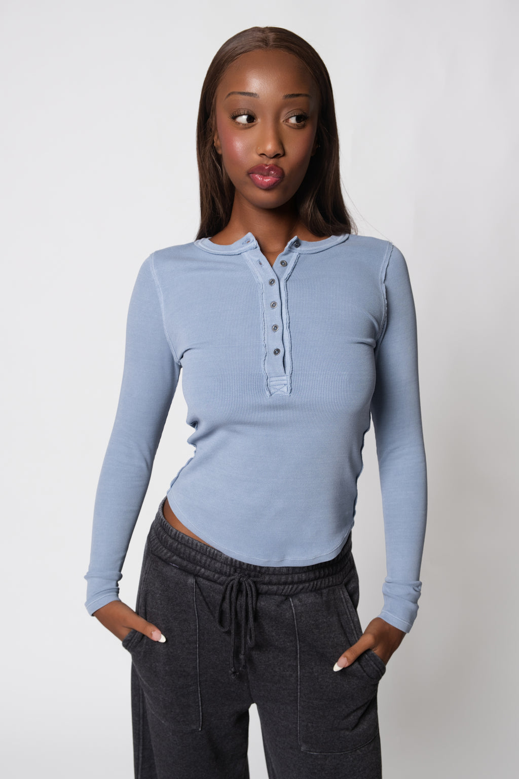 Second Nature Long Sleeve Henley