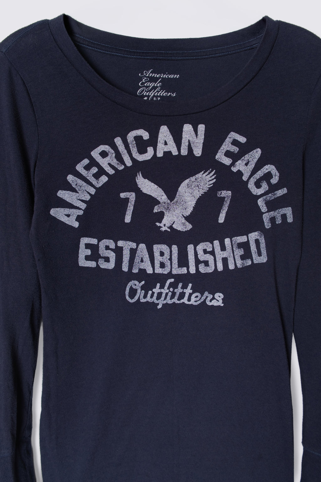 2011 AE Distressed Graphic Long Sleeve Tee