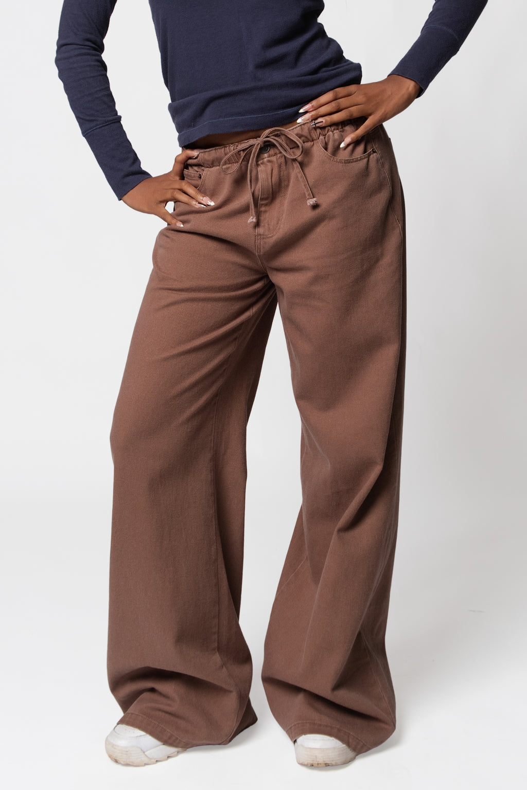 Marlo Wideleg Slouchy Pants