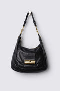 2010 Coach Kristin Black Leather Hobo Bag