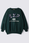 90s Express Spellout Oversize Crewneck