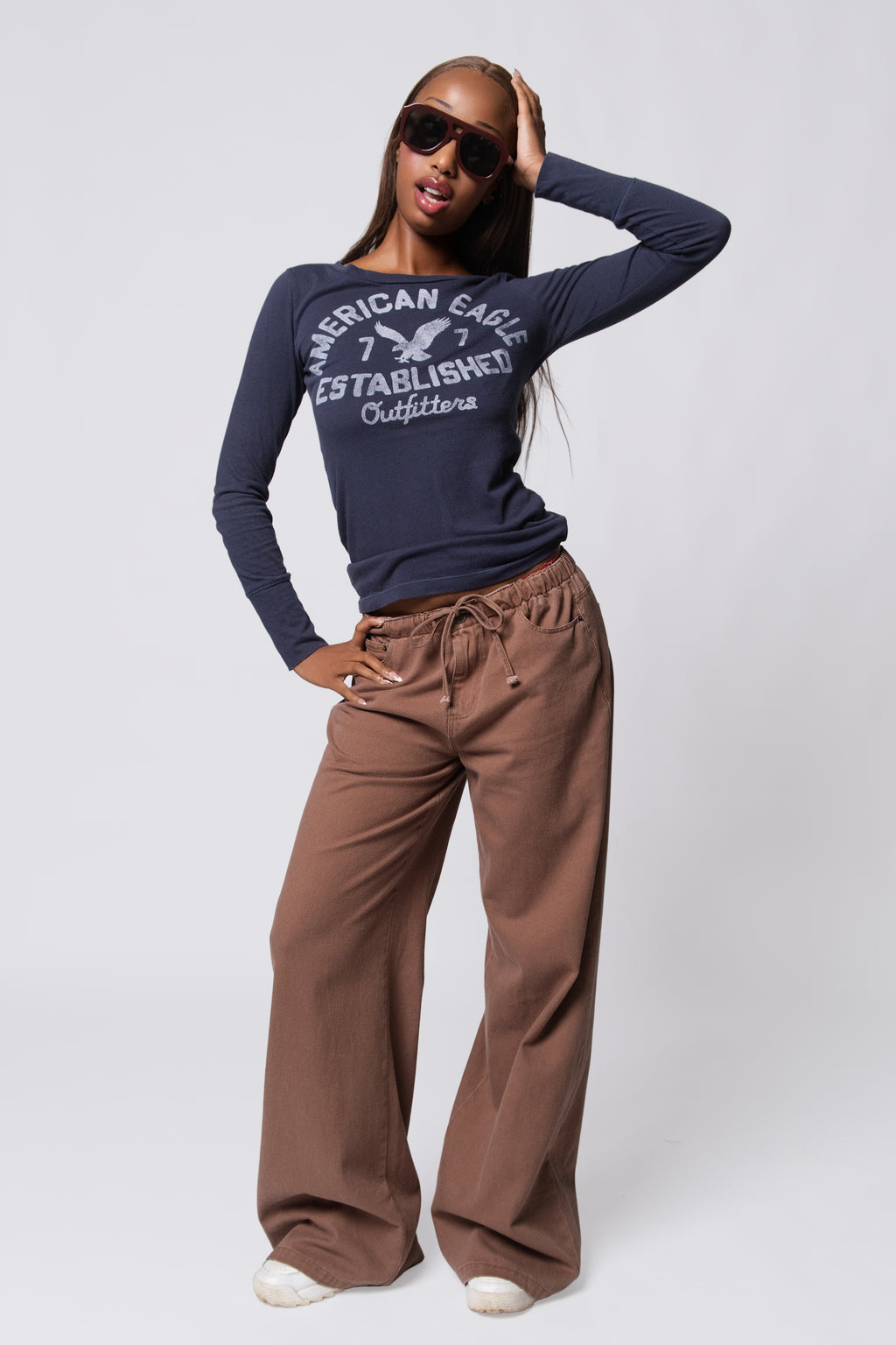 Marlo Wideleg Slouchy Pants