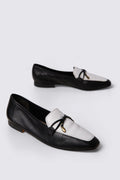 90s Enzo Engiolini Two Tone Leather Loafers