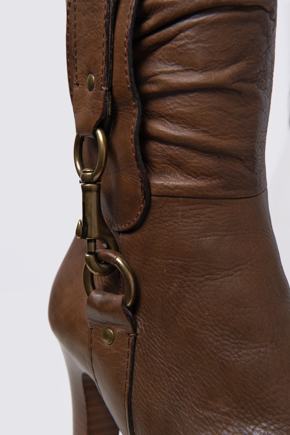 Y2K Coach Torre Mid Calf Leather Boots