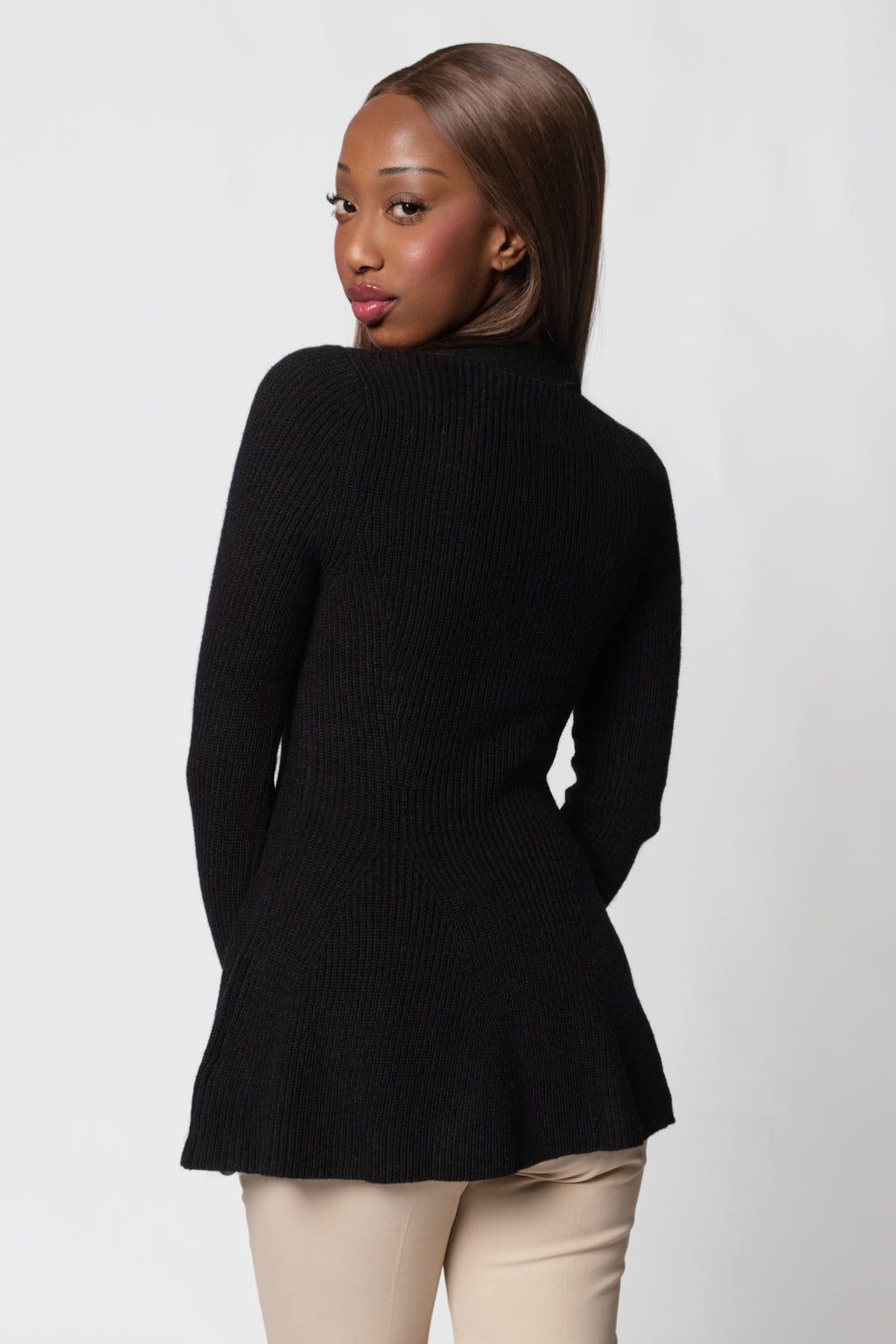 Hourglass Peplum Cardigan