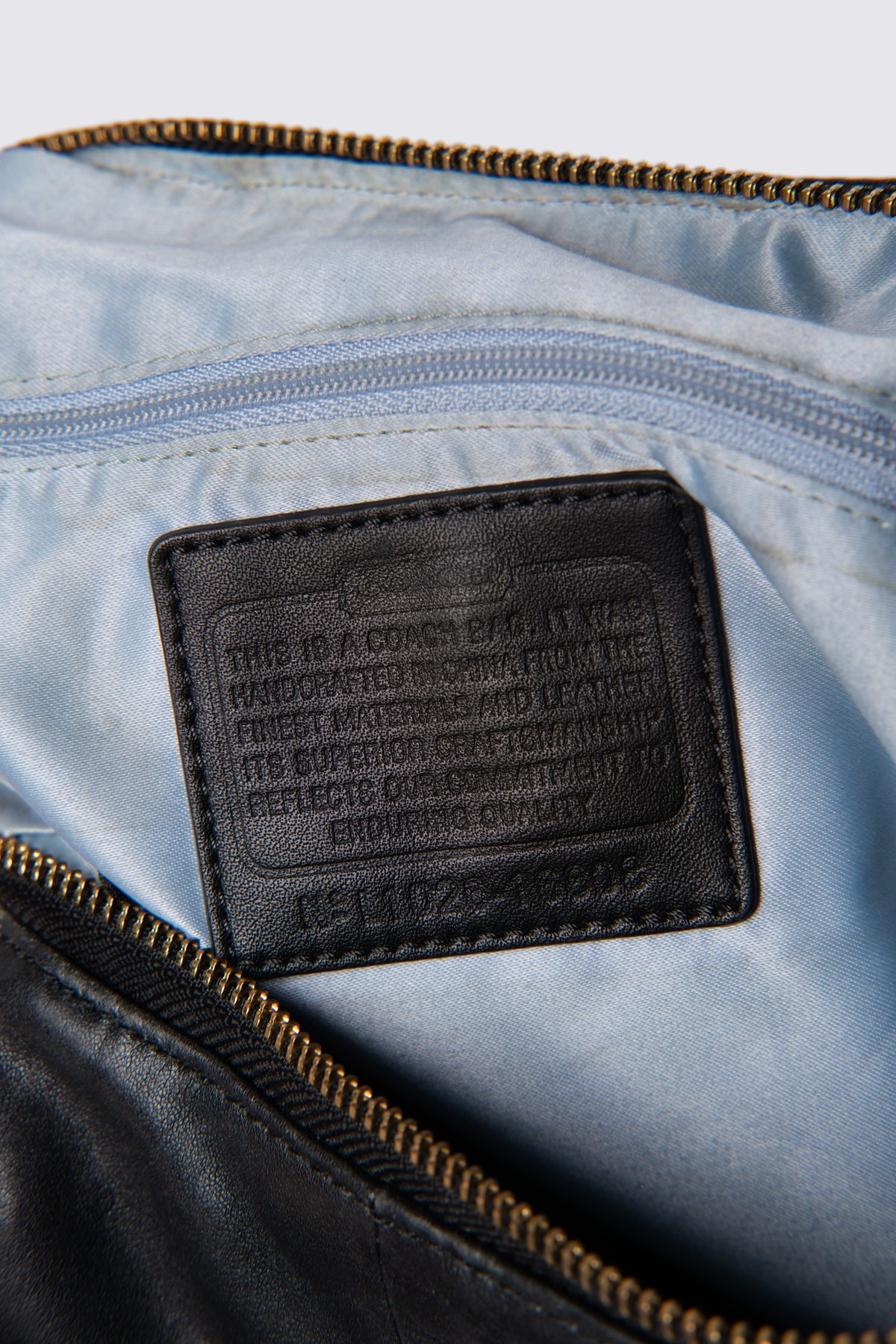 2010 Coach Kristin Black Leather Hobo Bag