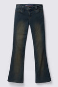 Y2K One Tuff Babe Split Bootcut Lowrise Jeans