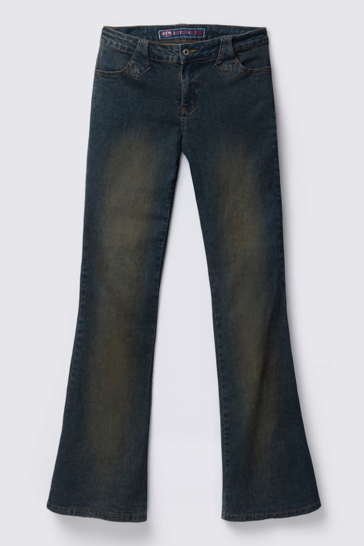 Y2K One Tuff Babe Split Bootcut Lowrise Jeans