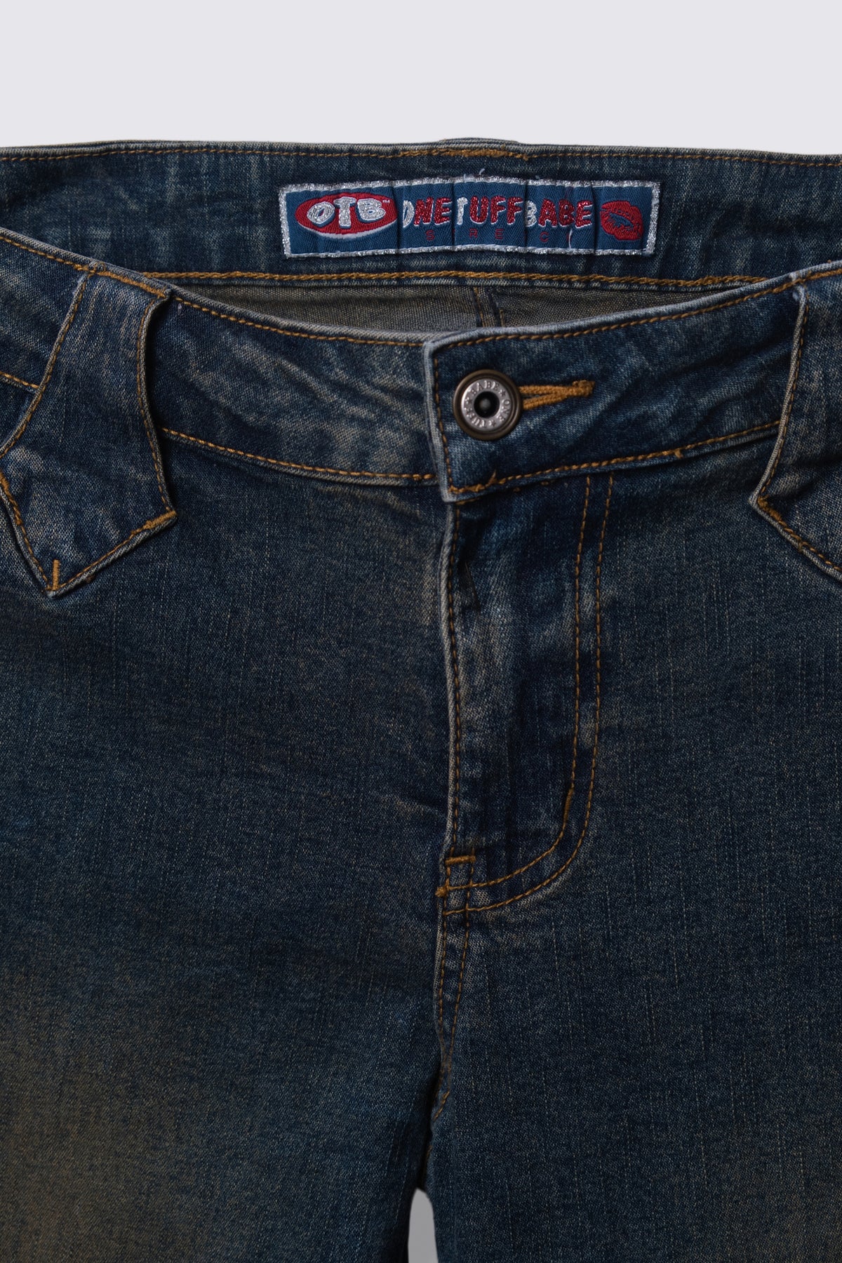 Y2K One Tuff Babe Split Bootcut Lowrise Jeans