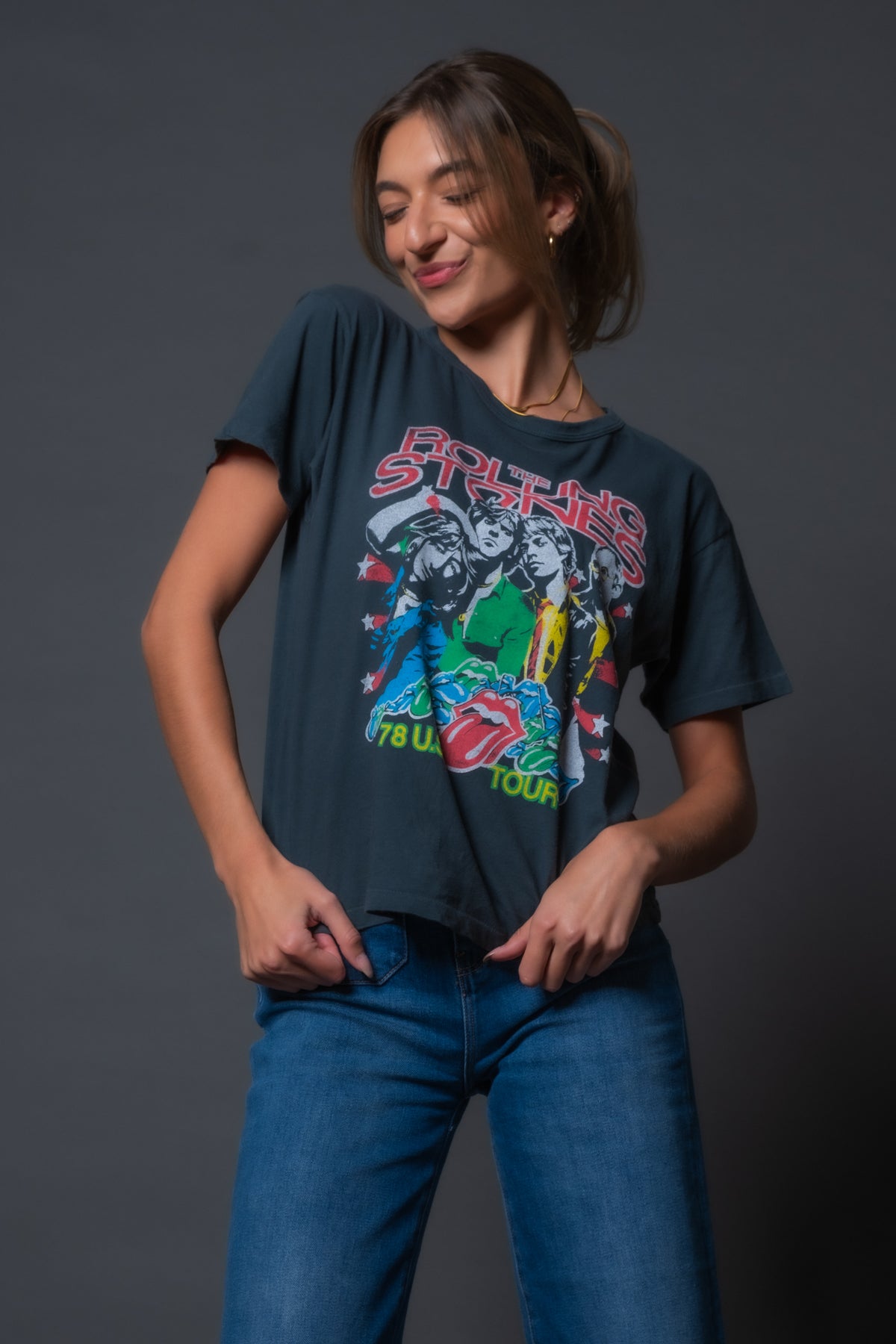 Daydreamer Rolling Stones '78 US Tour Ringer Tee