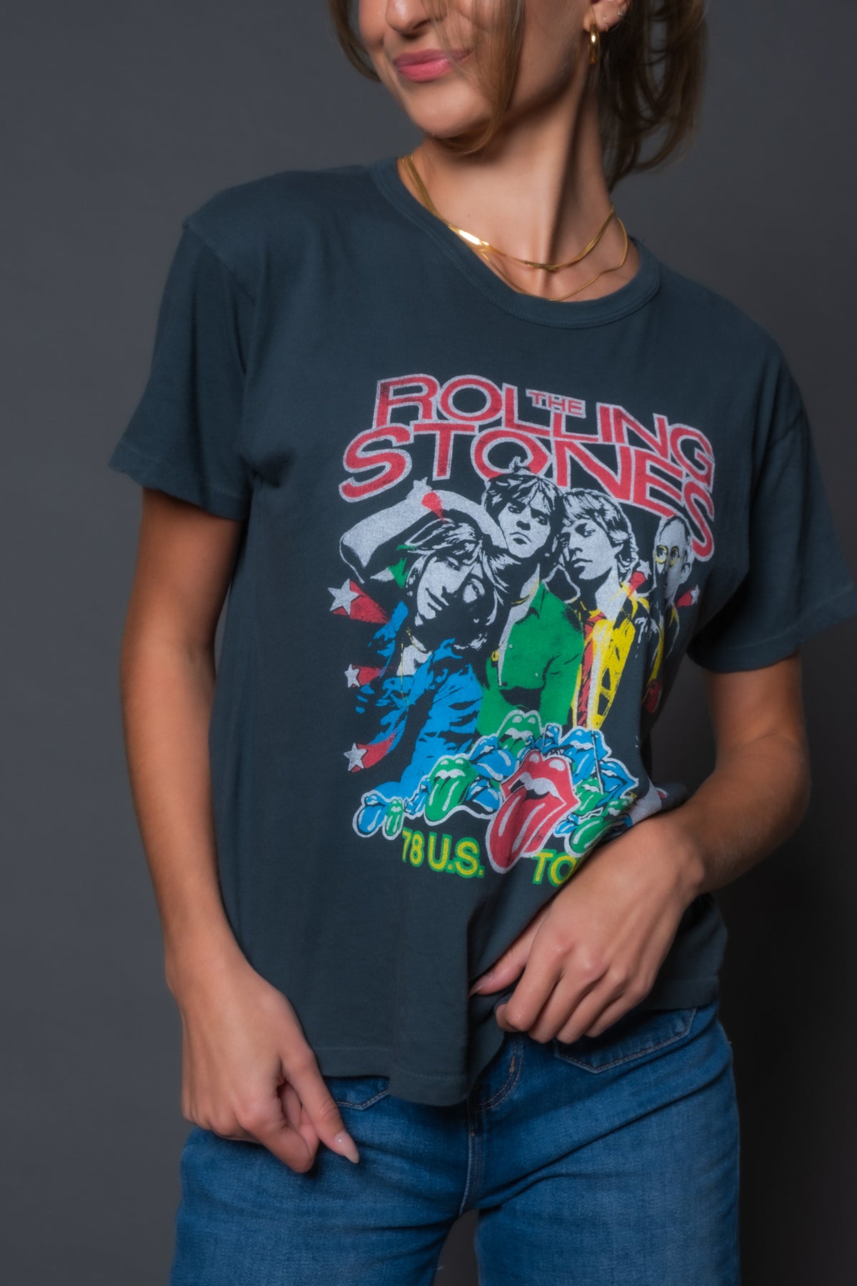 Daydreamer Rolling Stones '78 US Tour Ringer Tee