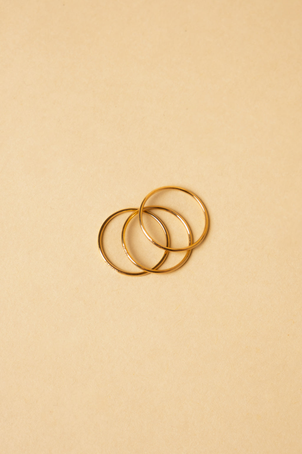 Dainty Stoned Ring Set