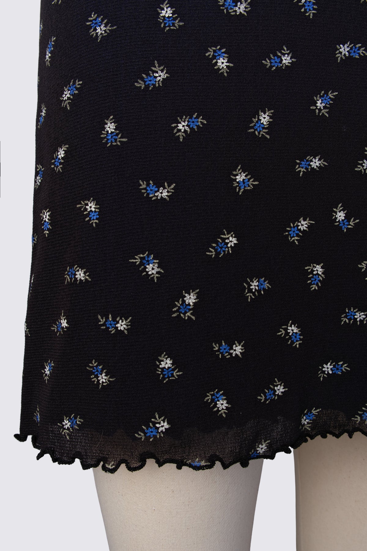 90s Currants Layered Mesh Mini Dress