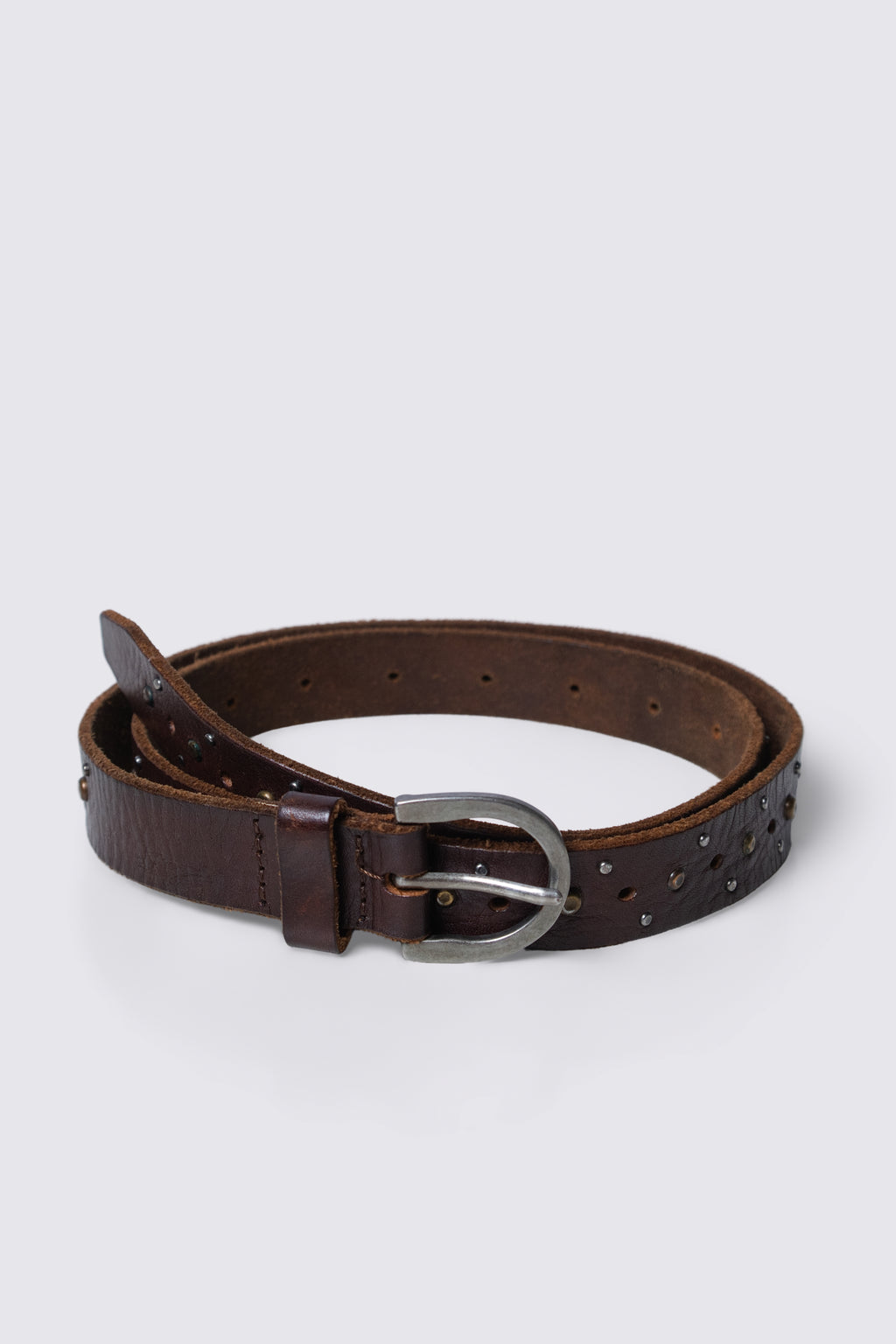 Y2K Studded Leather Belt